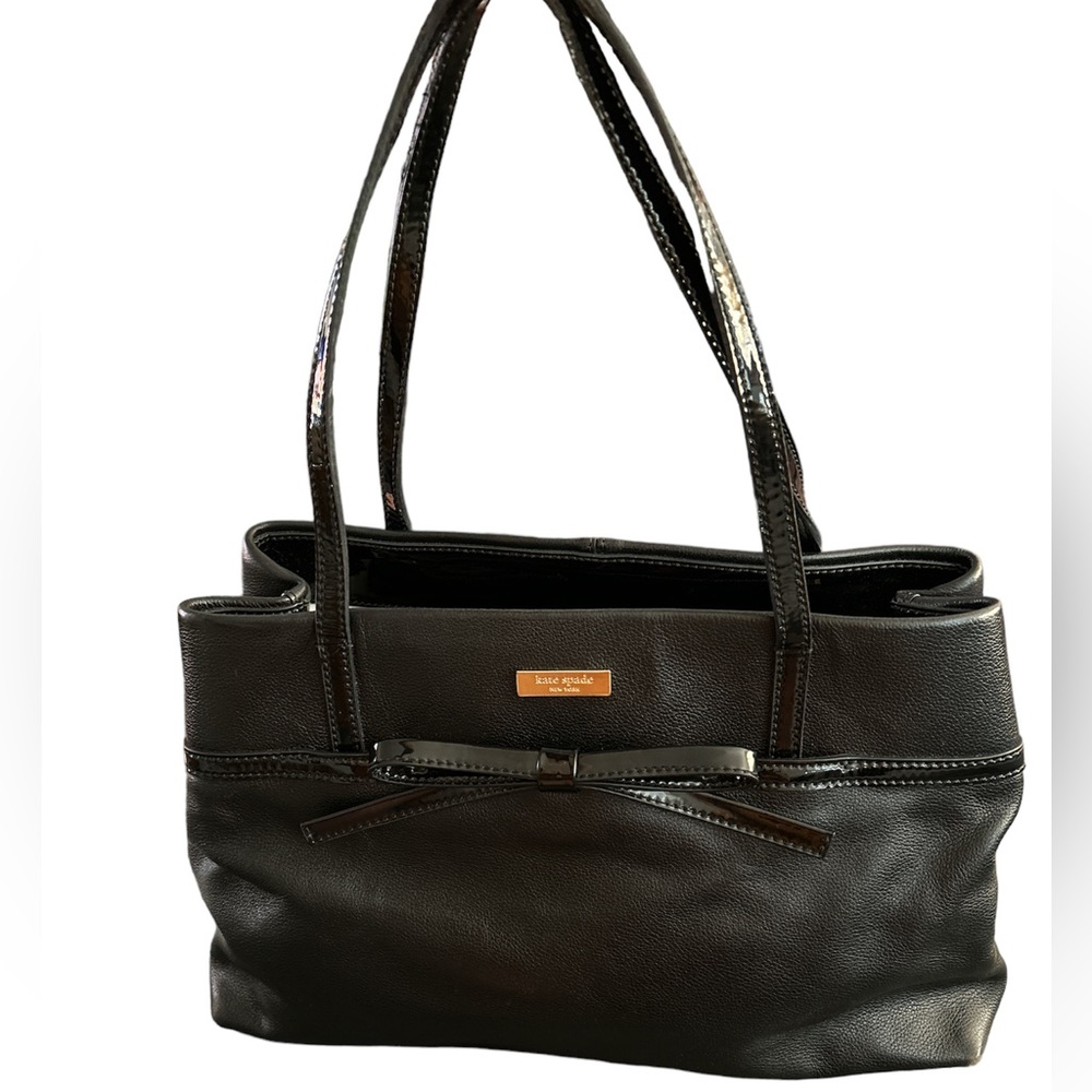 Kate Spade Elegant Black Bow Shoulder Bag